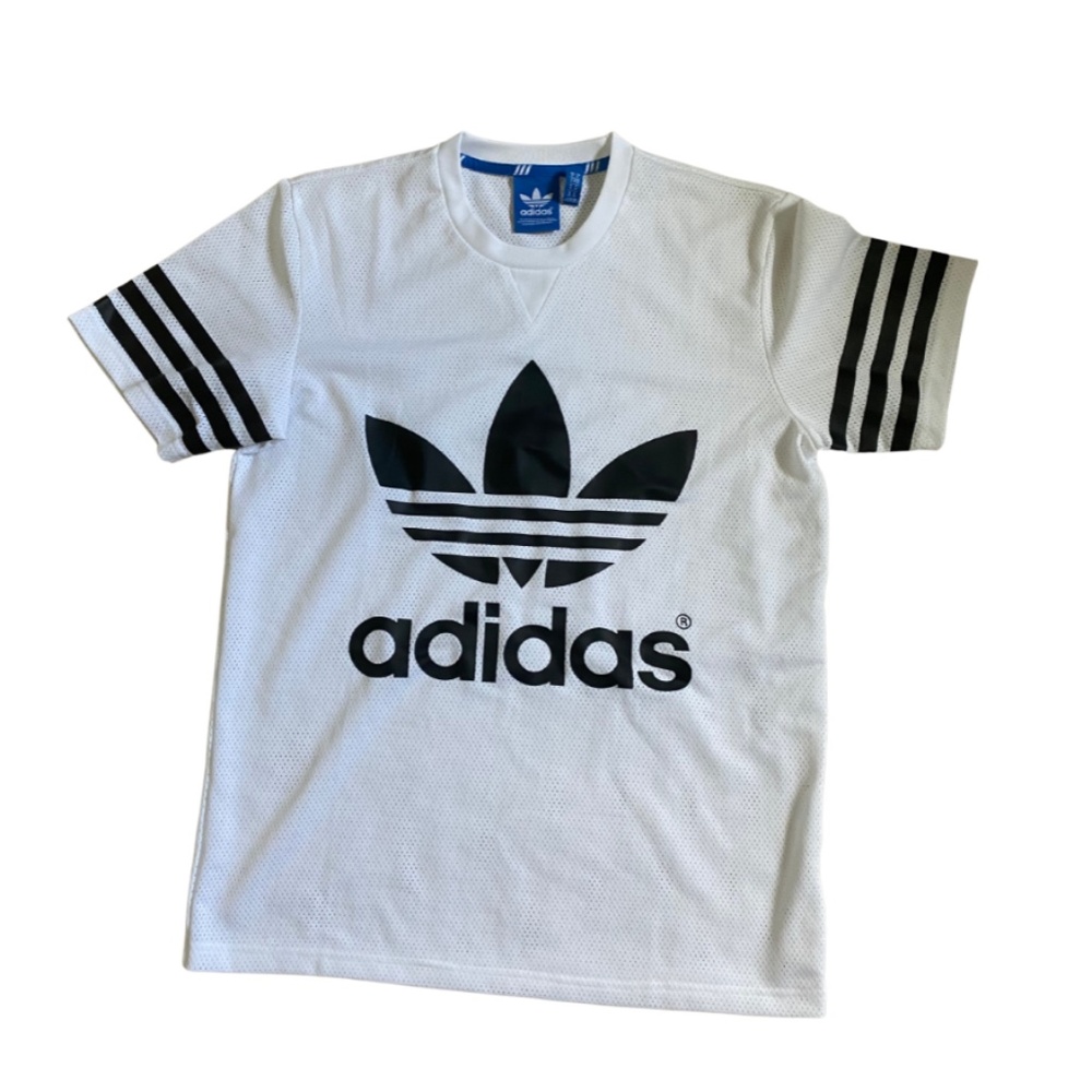 Mesh Oversized Adidas Tee T-Shirt Medium